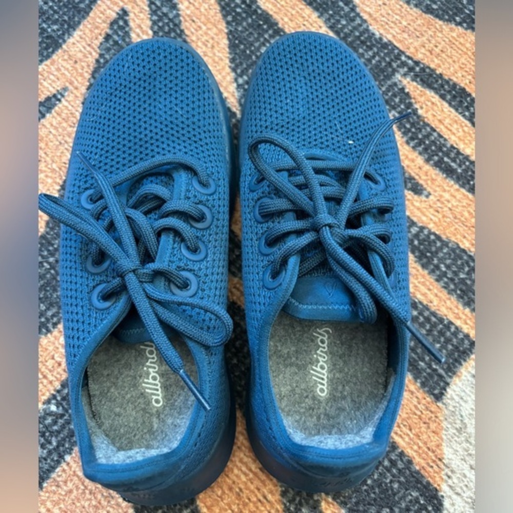 Allbirds sneakers women’s blue mesh